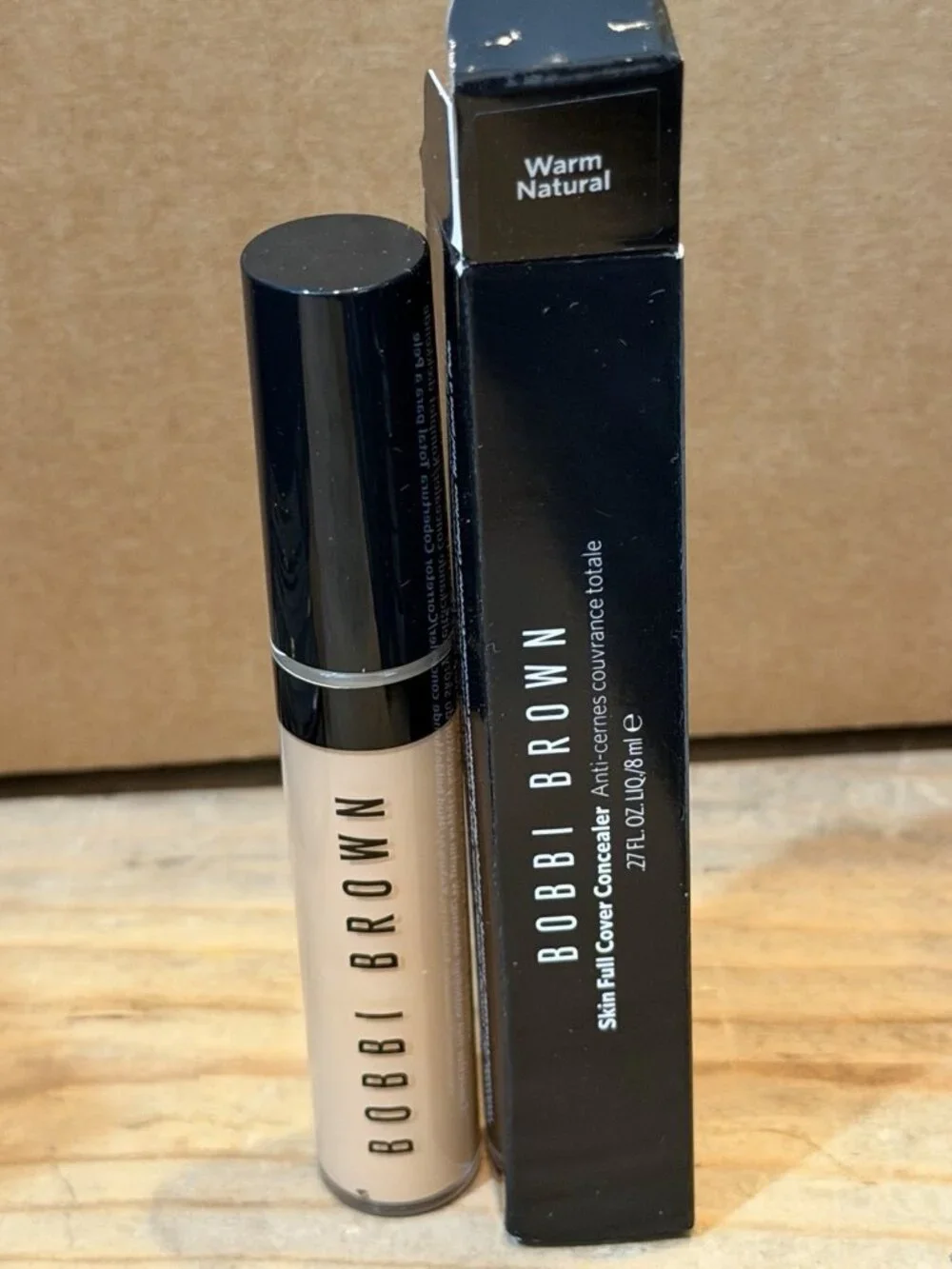 Bobbi Brown Skin Full Cover Concealer Warm Natural New W/ Box